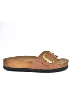 Fox Shoes P777507202 Brown Suede Daily Women's Slippers  - Image 5