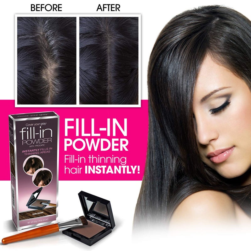 Cover Your Gray Brush-In Wand - Dark Brown - Image 5