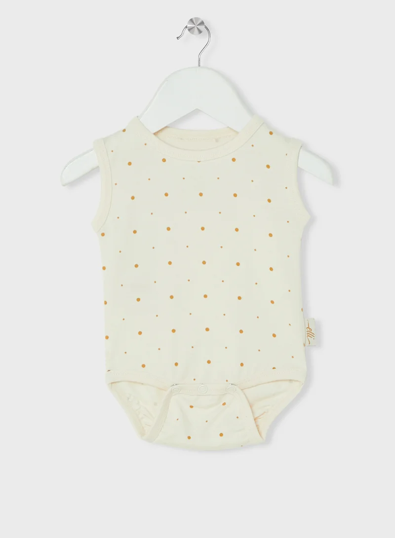 إيلي جونيور Bamboo Tank Body - Golden Dots