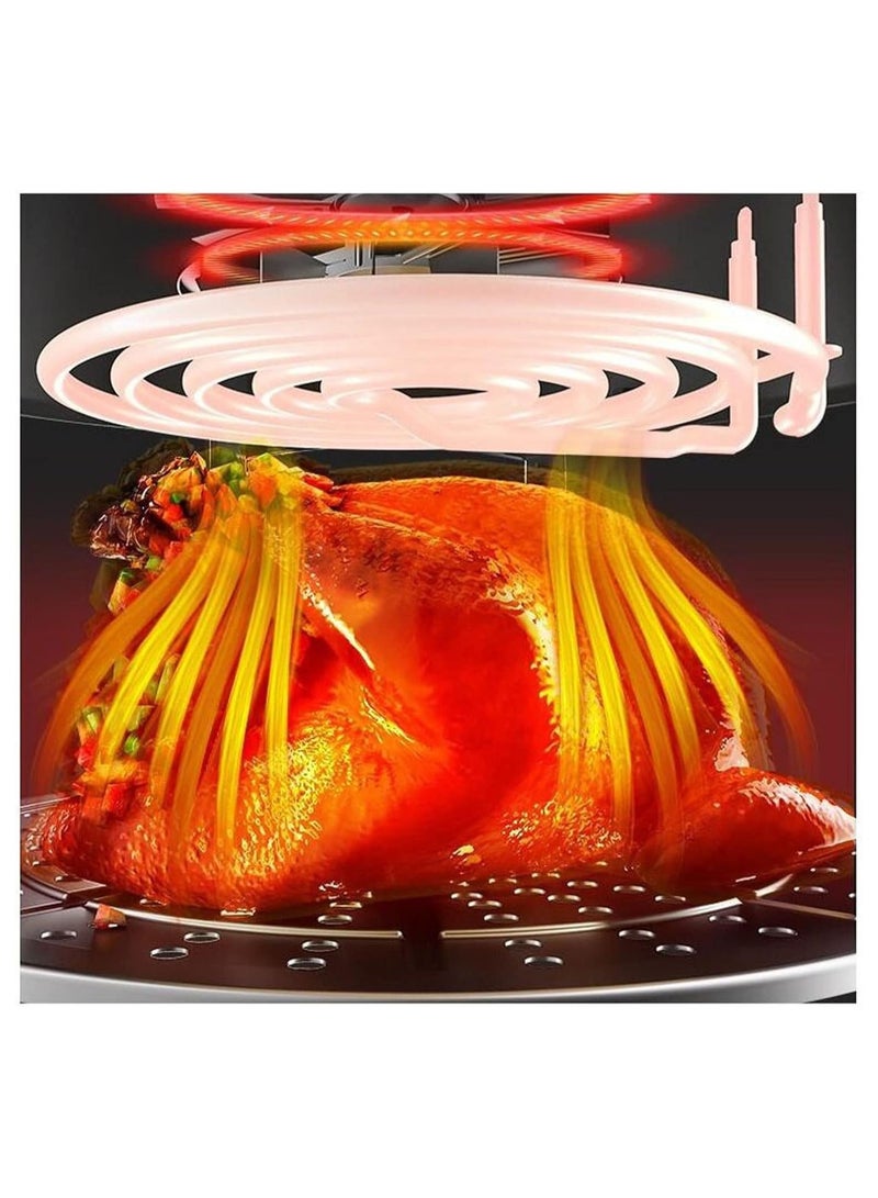 Dots Air Fryer home with large capacity3.3L, 1200W Smart multifunctional oil-free electric skillet - Image 5