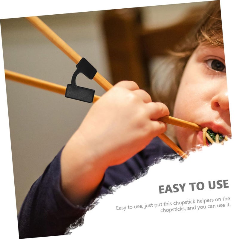 Unomor 10 Pack Reusable Chopstick Training Clamps Portable Dining Case - Image 4