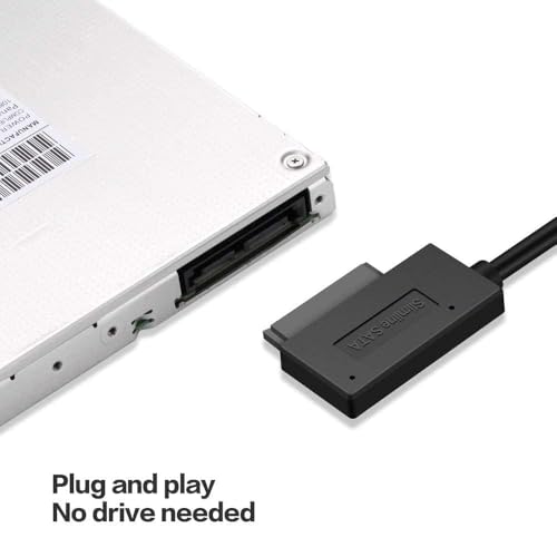 VOOCME USB 3.0 to 7+6 13Pin Slimline SATA Cable Adapter for Laptop Cd DVD ROM Optical Drive - Image 3
