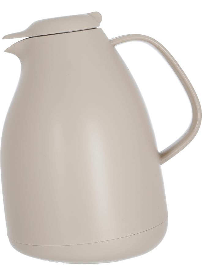 Timeless Plastic Thermos 1 Liter Squeeze Light Brown  - Image 1