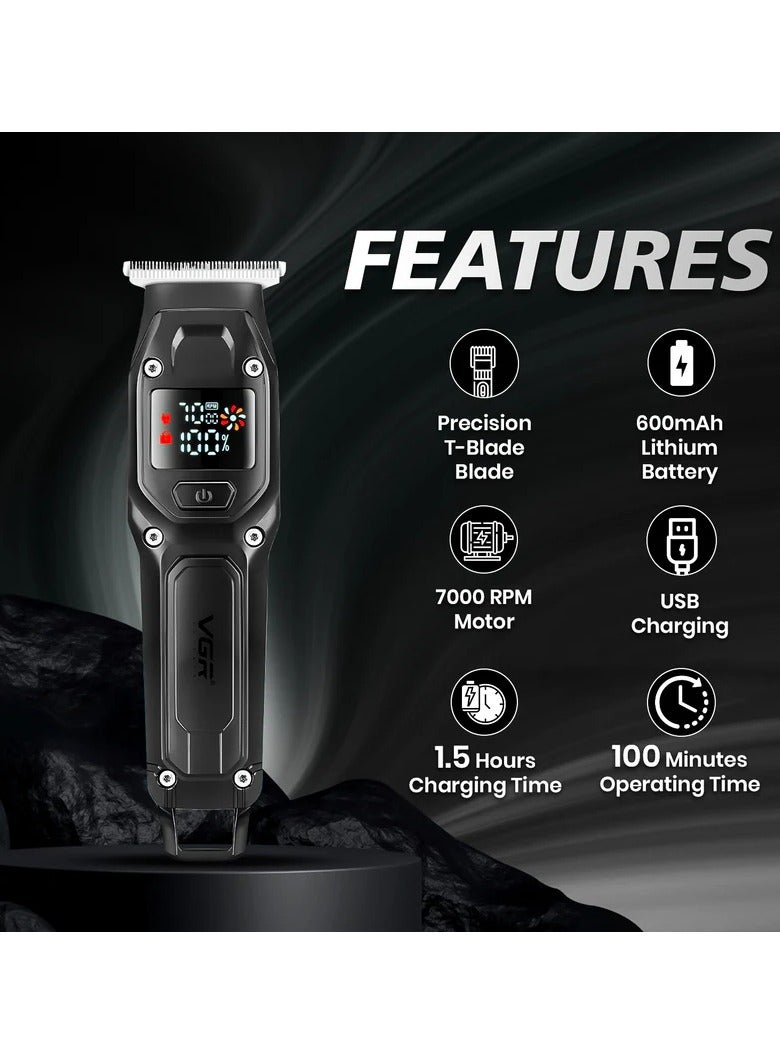 VGR V-964 Professional Hair Trimmer Cord/Cordless For Men's Multicolor - Image 3