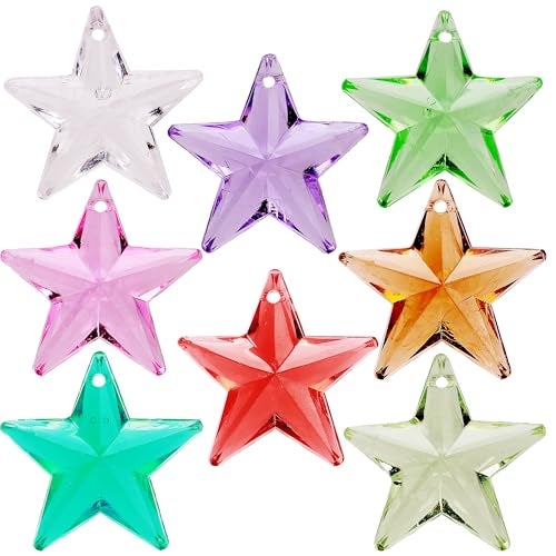 Plastic Stars  Gemstones and Crystals  Pack of 270pcs132lb Vase Filler  Jewels for Crafts  Fish Tank Rocks  Sensory Bin Filler  Gems for Crafting  Fake Ice  Aquarium Stones  Multicolored