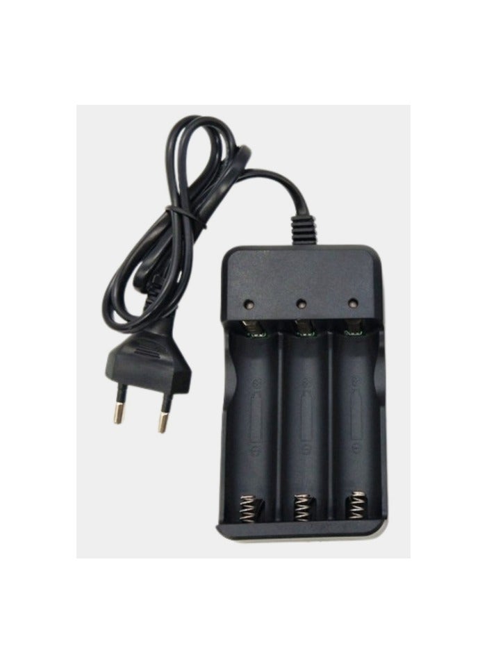 شاحن رئيسي MS-303A لبطاريات ليثيوم ايون 18650، 3 مقابس، 220 فولت - Image 2