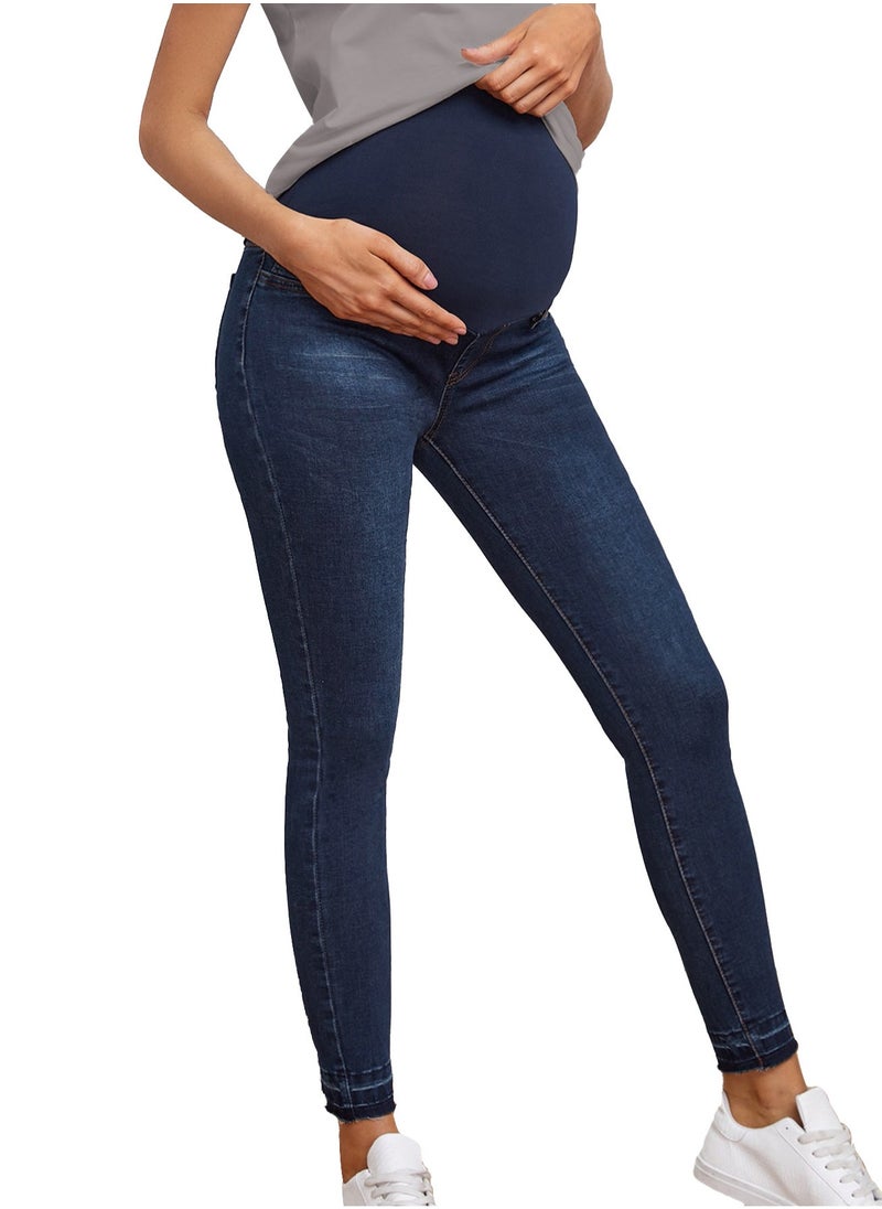RedMapleTEK - Maternity Jeans, High Waist and Belly Support - Image 1