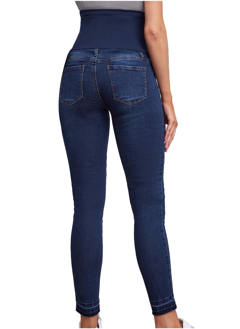 RedMapleTEK - Maternity Jeans, High Waist and Belly Support - Image 1