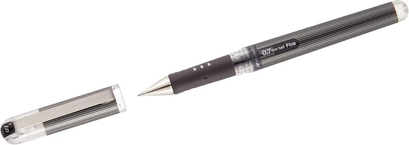 Pentel K227 Hybrid Grip Dx Gel Ink Pen - Black (Pack of 4) - Image 2