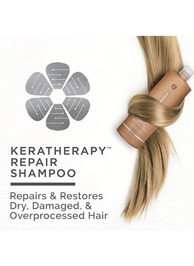 KERATHERAPY شامبو إصلاح كيراتينفيكس بكيراتين معزز 33.8 أوقية سائلة. 1000 مل  - Image 5
