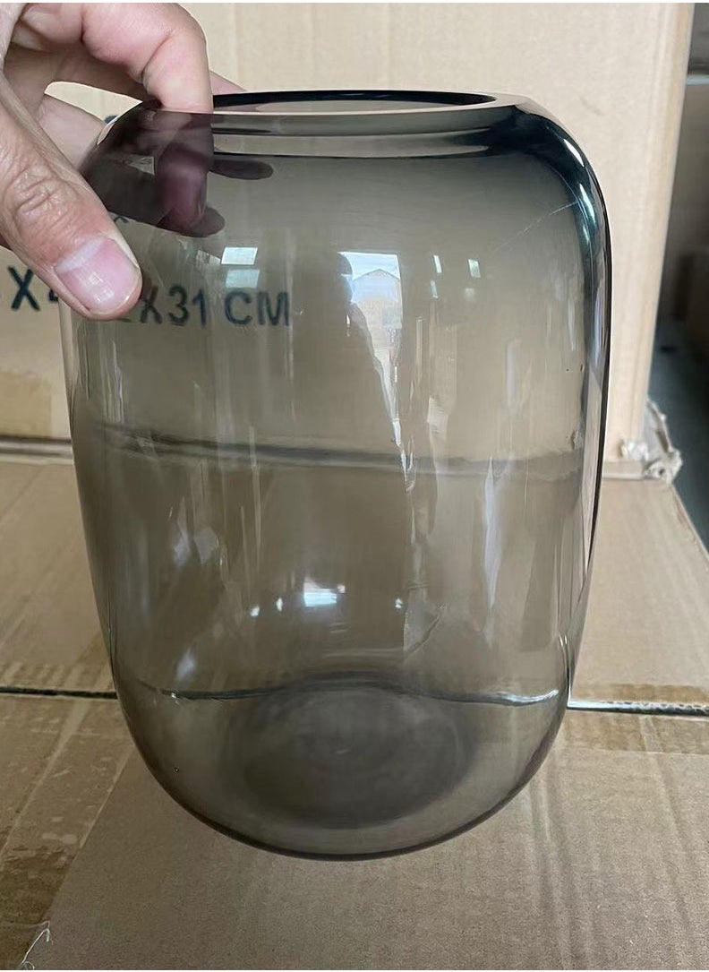 Generic Aquarium Terrarium glass tank 16x22cm gray  - Image 3