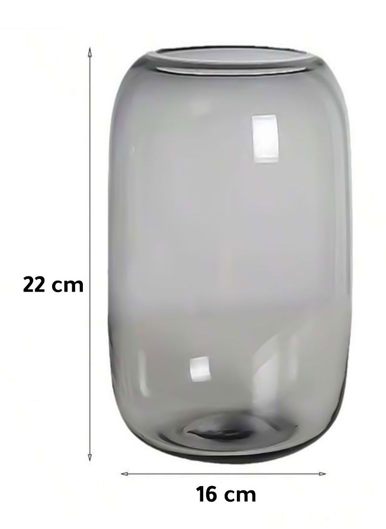 Generic Aquarium Terrarium glass tank 16x22cm gray  - Image 2