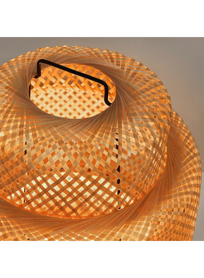 Zaboon Led Table Lamp, Bamboo/Handmade Dimmable - Image 3