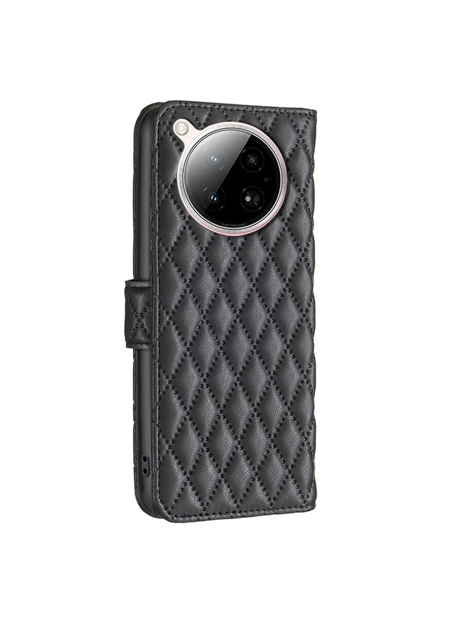 S-TOP Case For Infinix Zero 40 4G Diamond Lattice Wallet Flip Leather Phone Case - Image 4