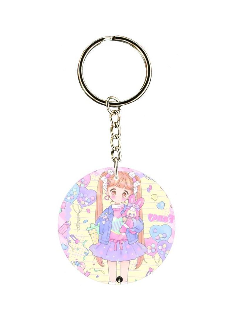 RKN Cartoon Printed Keychain