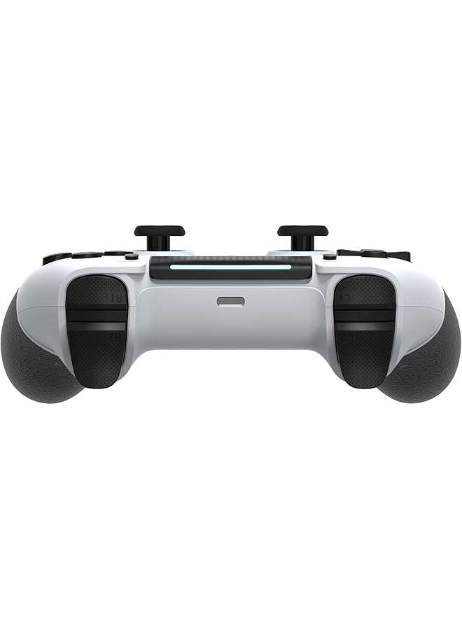 Wireless Controller For Ps4 Pro Slim With Hall Joystick Built In Speakers Precise Joysticks Turbo Advanced Buttons Programming 1000Mah Rechargeable Battery (T48 White) - Image 2