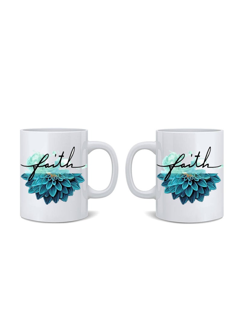 Service Zone Personalized Printed Ceramic Mug Faith Design For Boys And Girls - Image 1