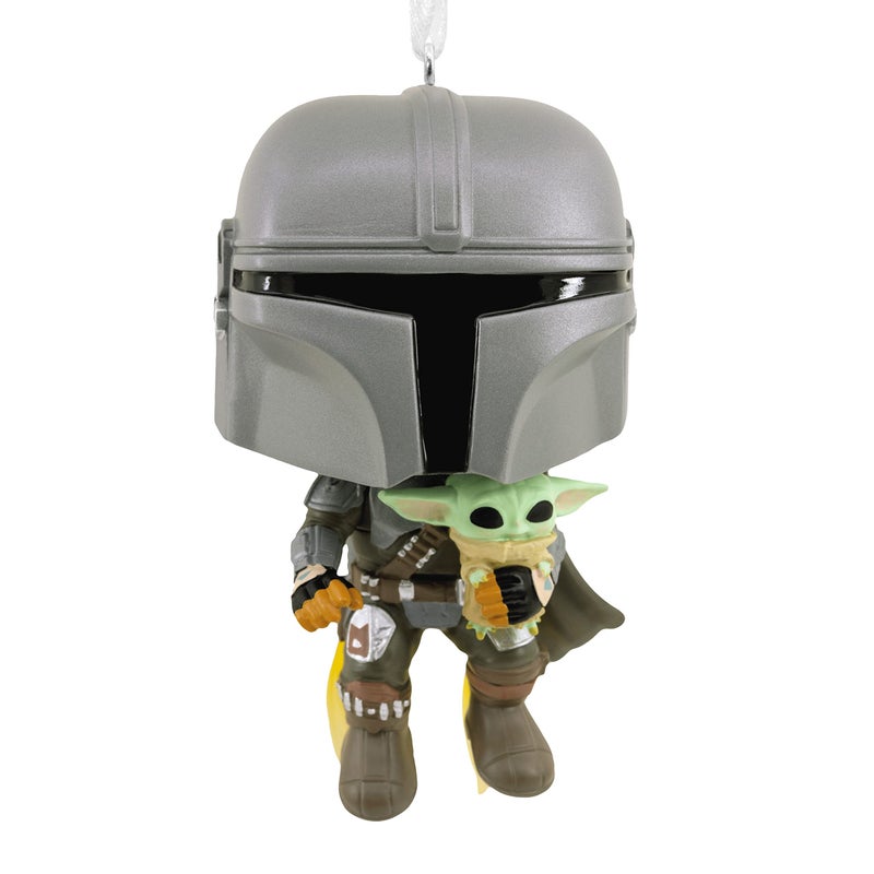 Hallmark Star Wars The Mandalorian with The Child Funko POP Christmas Ornament Resin