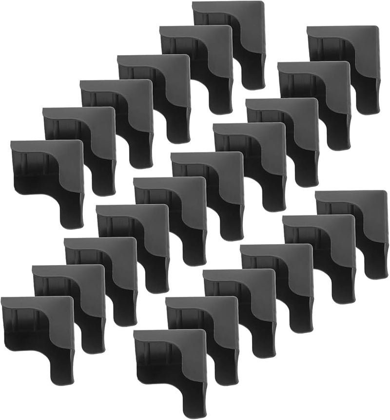 100 Pack Black Furniture Corner Protectors Edge Guards for Tables Cabinets Desks - Image 1