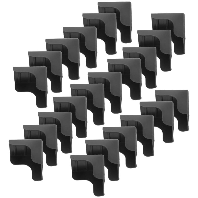 100 Pack Black Furniture Corner Protectors Edge Guards for Tables Cabinets Desks - Image 2