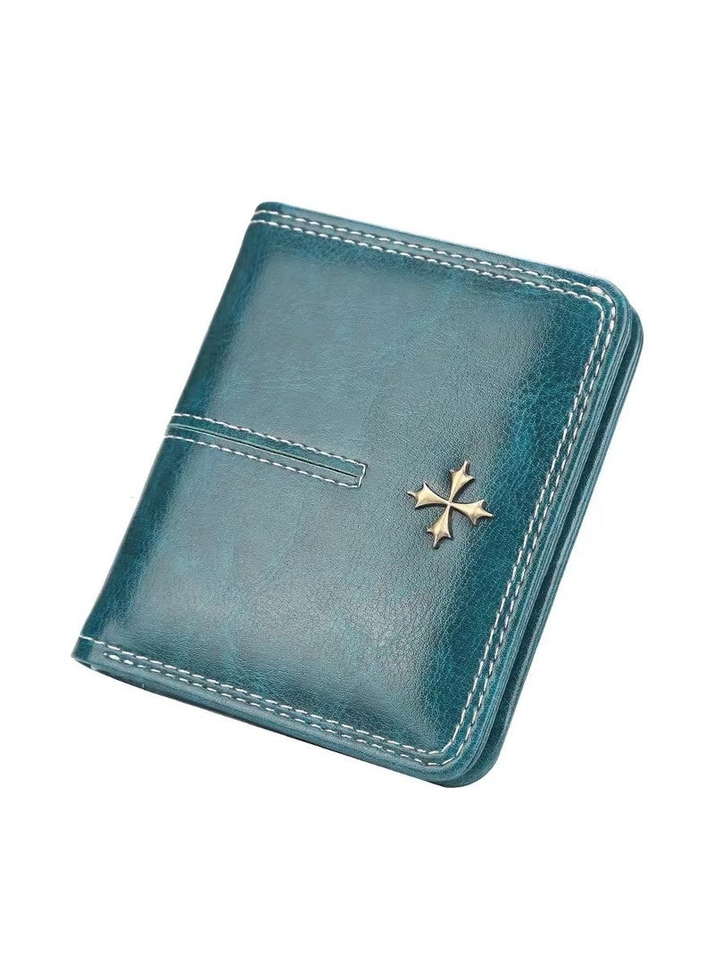 baellerry - Leather Wallet Blue - Image 1