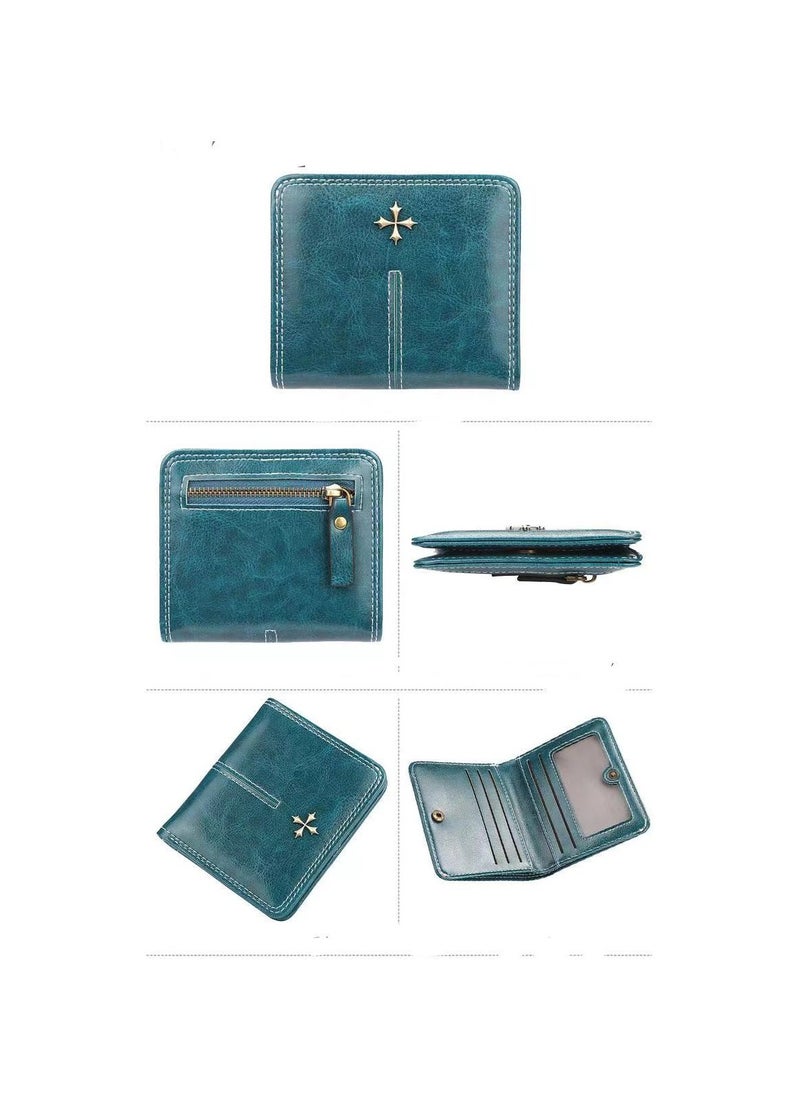 baellerry - Leather Wallet Blue - Image 1