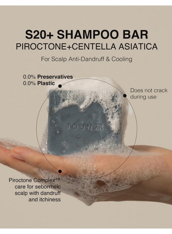 TOUN28 Anti-dandruff Natural Organic Vegan Cooling Biotin Shampoo Bar w/Centella Asiatica, Sea Salt & Menthol for Oily Scalp & Damaged Hair, Paraben Sulfate Silicone Free Bar Soap Korean Haircare - Image 2