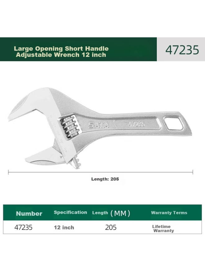 Sata Seda 47125 Adjustable Wrench 12" 12 Inch. - Image 1