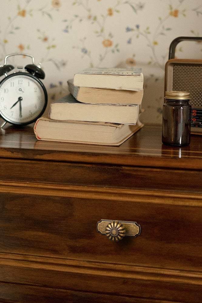 Goo-ki 6 عبوات من مقابض خزانة اليقطين النحاسية العتيقة - سبائك الزنك القديمة مع لوحة خلفية - درج 1.25 بوصة يسحب للمطبخ وخزانة الملابس - بدون بصمات الأصابع وسهلة التنظيف - عيد الهالوين ، ديكور المزرعة (بما في ذلك البراغي) - Image 4