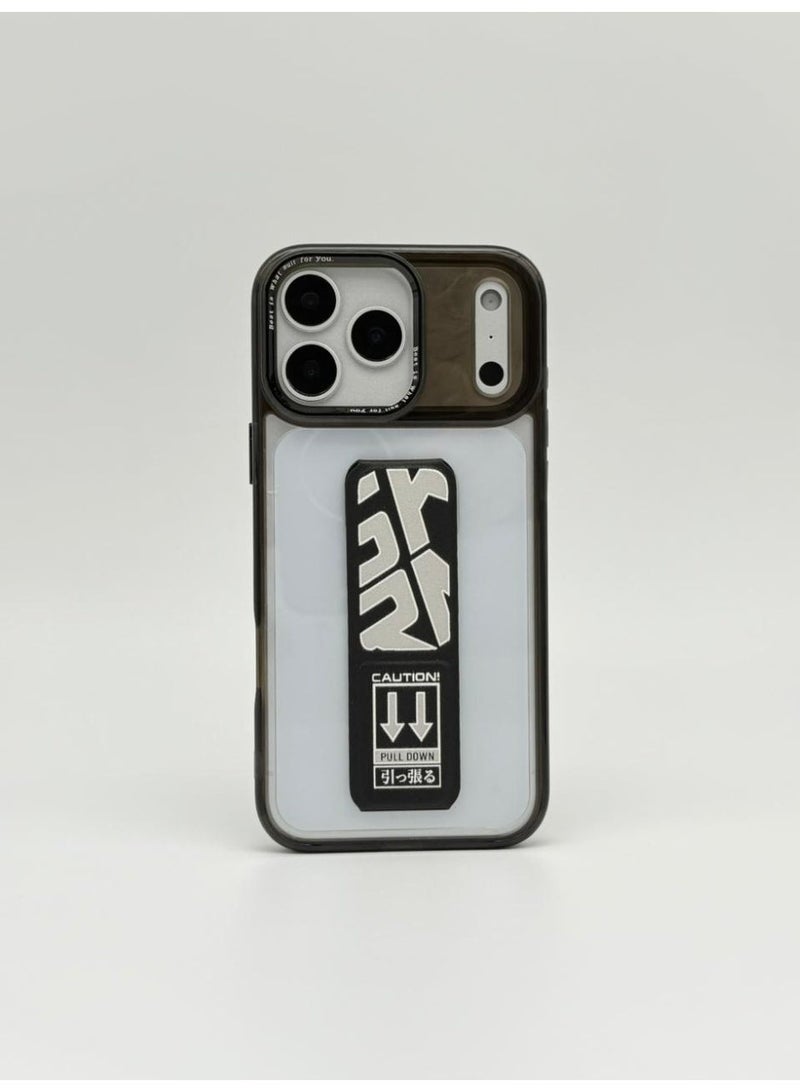 general Mocome Premium Kickstand Case for iPhone 17 Pro Max – Slim Shockproof Protective Cover with Integrated Pull-Down Stand & Magnetic Compatibility - Image 2