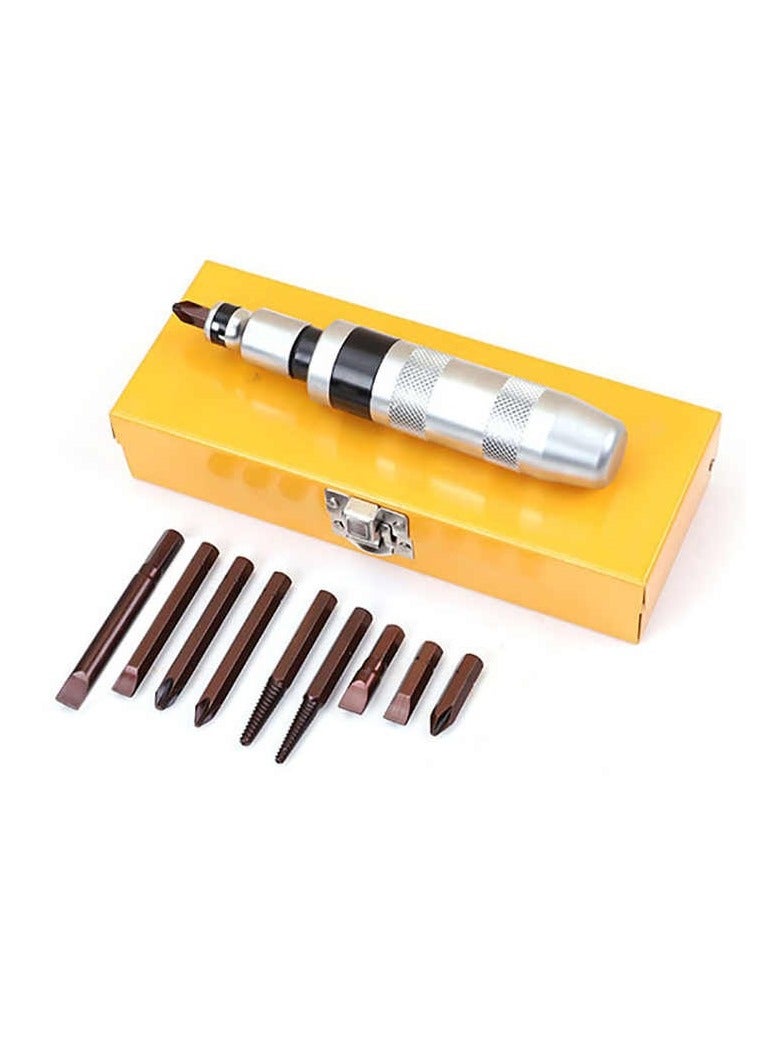 Impact Screwdriver 12 Pcs Set Industrial Grade Multifunctional Screwdriver Bits Screw Extractor For Repairing Driver Set  - Image 1