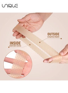Unique 2 Pcs Silicone Grip Wig Strap - Adjustable Silicone Wig Headband - Fixed Non-Slip Wig Strap - Seamless Wig Strap - Men's Women's Sports Yoga Band (Light Brown)  - Image 3