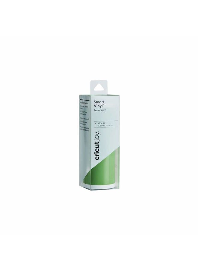 Cricut Joy Smart Vinyl - Permanent - 5.5" x 48", Adhesive Decal Roll - Lime Green,2007105 - Image 1