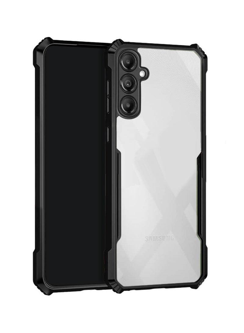 Wtech Samsung Galaxy A36 5G 2024 / Samsung Galaxy A56 5G 2025 Hybrid TPU Silicone with Raised Armour Bumpers Slim Case Cover - Black - Image 1