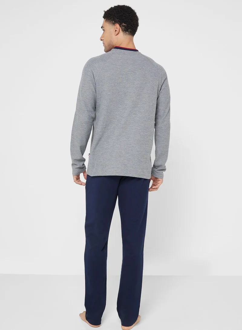 U.S. Polo Assn. Crew Neck T-Shirt Pyjama Set