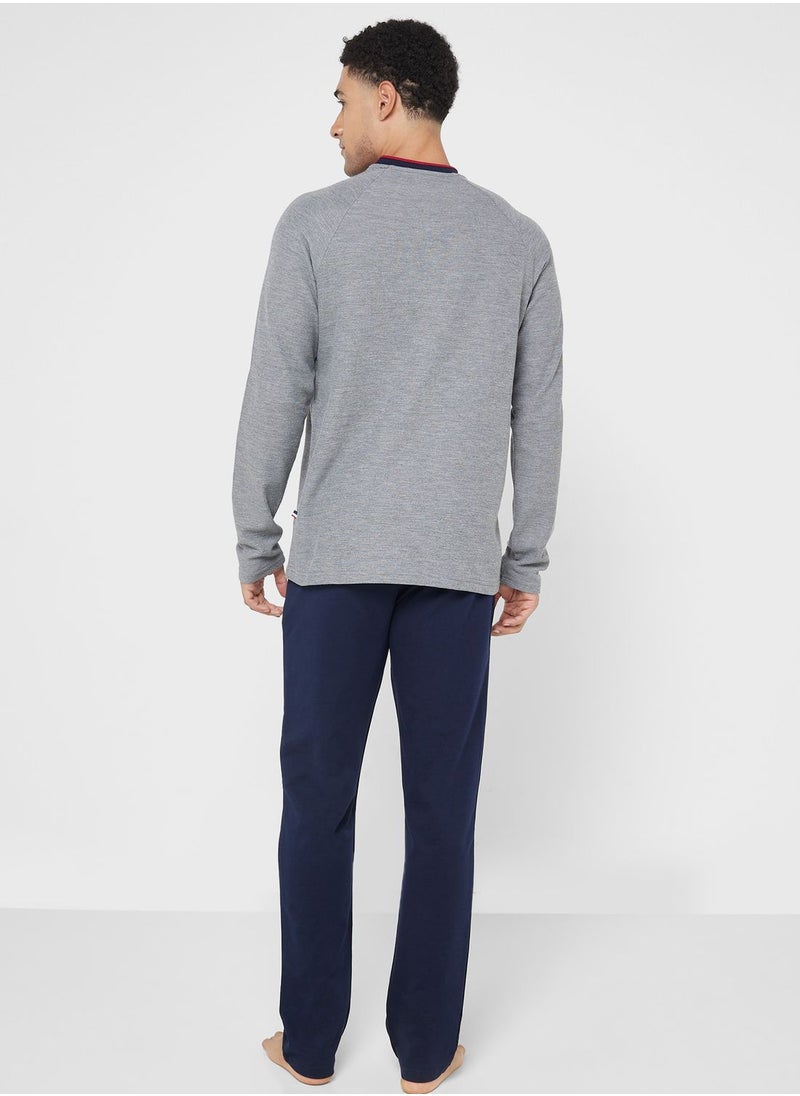 U.S. Polo Assn. - Crew Neck T-Shirt Pyjama Set - Image 1