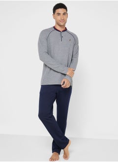 Crew Neck T-Shirt Pyjama Set