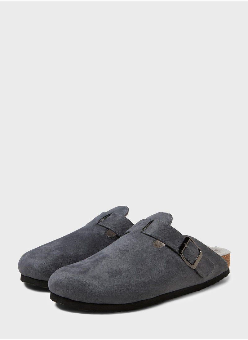 JACK & JONES - Buckle Mule Slippers - Image 1