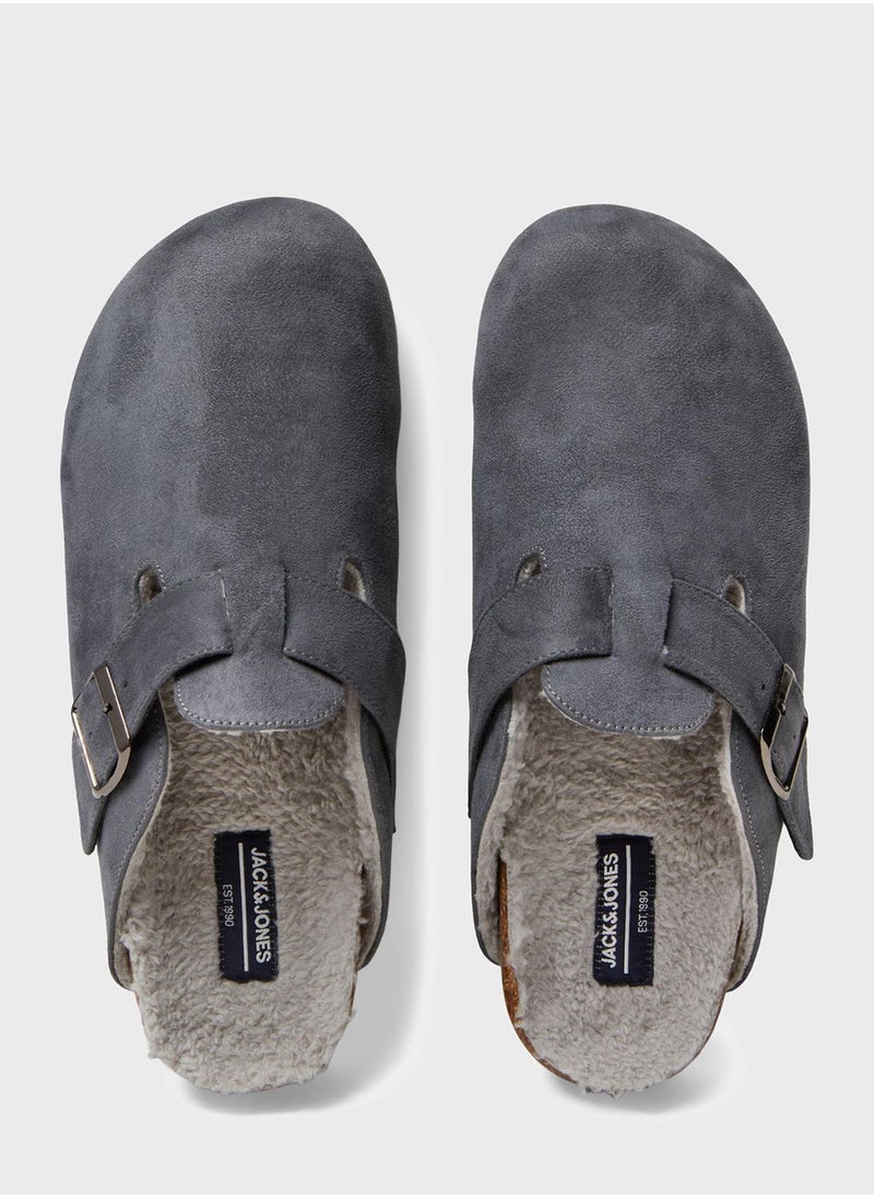 JACK & JONES - Buckle Mule Slippers - Image 1