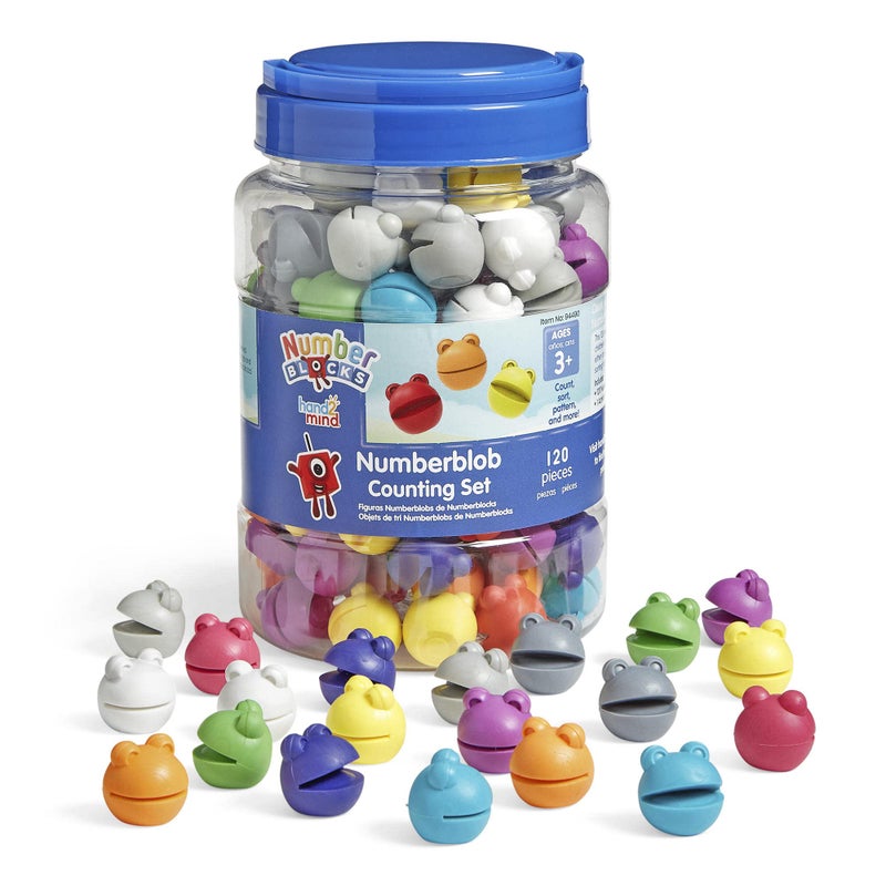 hand2mind hand2mind Numberblocks Numberblob Counting Set, Math Counters, Counting Toys, Educational Math Manipulatives, Numbers for Toddlers, Preschool Learning Toys, Easter Basket Stuffers for Kids  - Image 1