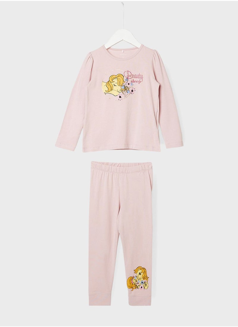 NAME IT Kids Pony Print Pyjama Set  - Image 1
