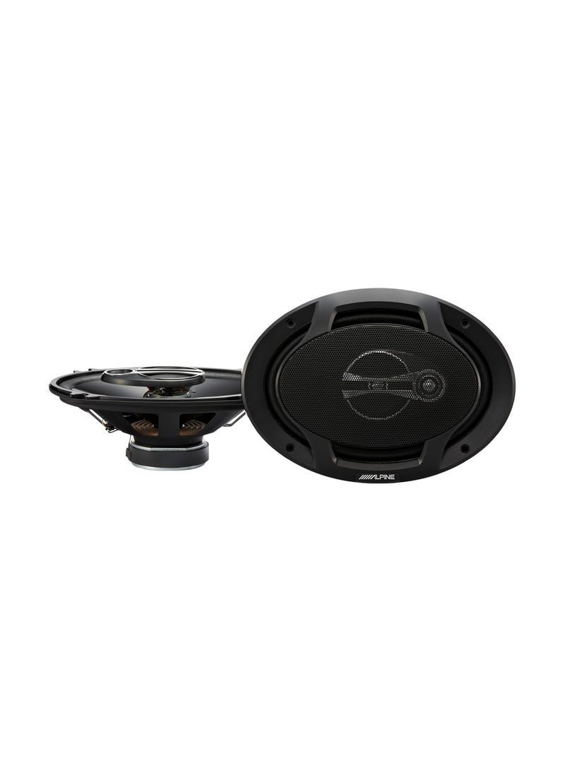 Alpine SPJ-691C3 6x9" Coaxial 3-Way Car Audio Speakers – 400W Peak / 60W RMS