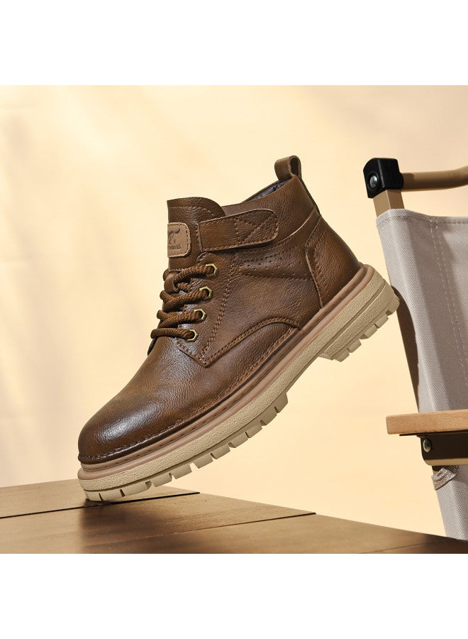 Septwolves Outdoor Martin】25-year Martin Boots For Men, Vintage Style Fashion Casual Boots, Comfortable Outdoor Men's Boots For Travel - Image 4