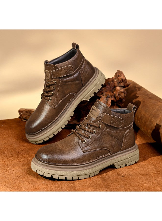 Septwolves Outdoor Martin】25-year Martin Boots For Men, Vintage Style Fashion Casual Boots, Comfortable Outdoor Men's Boots For Travel - Image 2