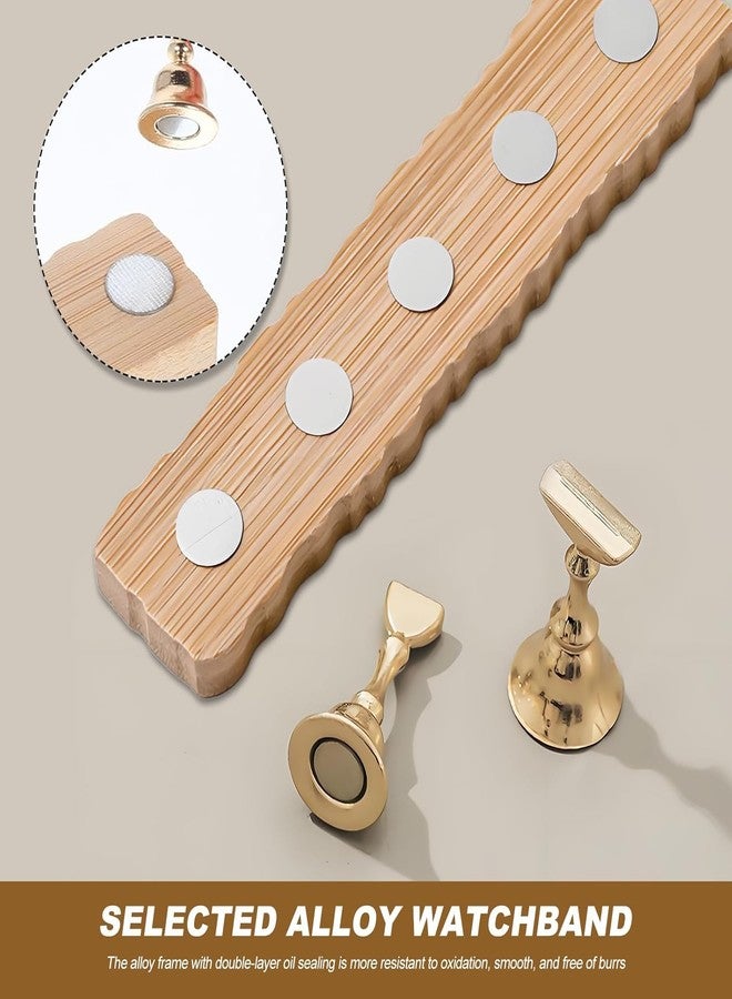 NAILWIND 10 Pcs Nail Stand Holder for Painting Nails Practice, Press on Nail Tip Stands Display Magnetic Practice Nails Arts Tools for Press ons - Image 5