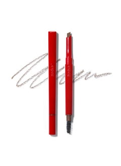 Espoir Espoir The Brow Easy Shaping Pencil # Light Brown | Elaborately designed Leaf-shaped Eyebrow Pencil Tip for Quick and Easy to draw fine lines | Longlasting sharp tip and natural color  - Image 1