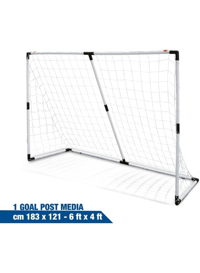 موندو هدف كرة قدم قابل للطي 2‑في‑1 من موندُو 92 × 63 سم – هدف متوسط للأطفال مع شبكة تدريب دقيقة، يشمل كرة وحقيبة حمل - Image 4