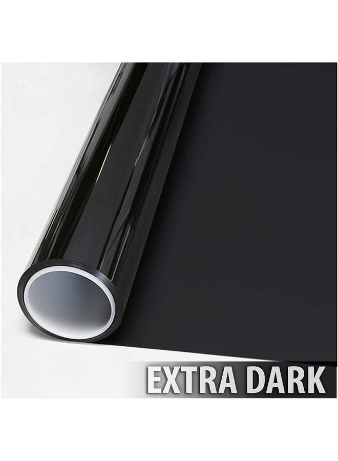 BDF NA05 Window Film Privacy and Sun Control N05, Black (Very Dark) - 24in X 14ft - Image 4