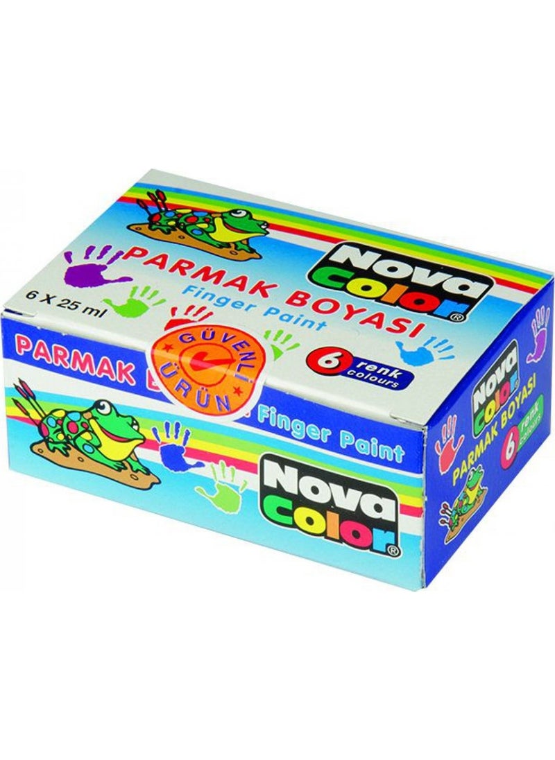 Nova Color - Finger Paint 6 Pack - Image 1