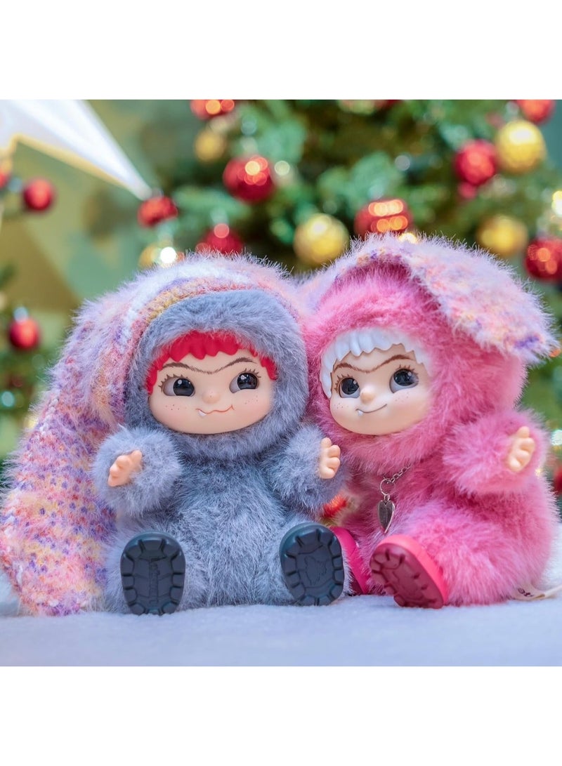 WAKUKU Fuzzy Trendy Fun Party Series Blind Box Cute wakuku Action Figure Mystery Box Plush Doll Bag Keychain Pendant (1 Pack) - Image 2